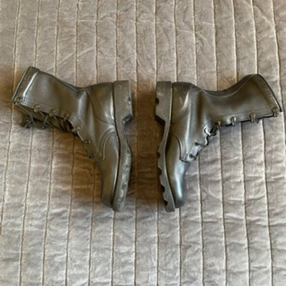 Altama Black Leather Combat Boots Size 6.5/8.5